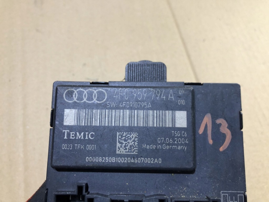 фото №3, Модуль дверь правый задняя audi a6 c6 4f0959794a