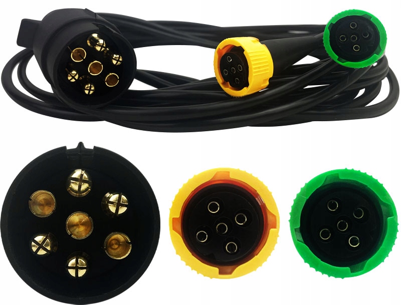 фото №11, Комплект задних лампа led 12v ip68 e20 + жгут 7-pin байонет - прицеп