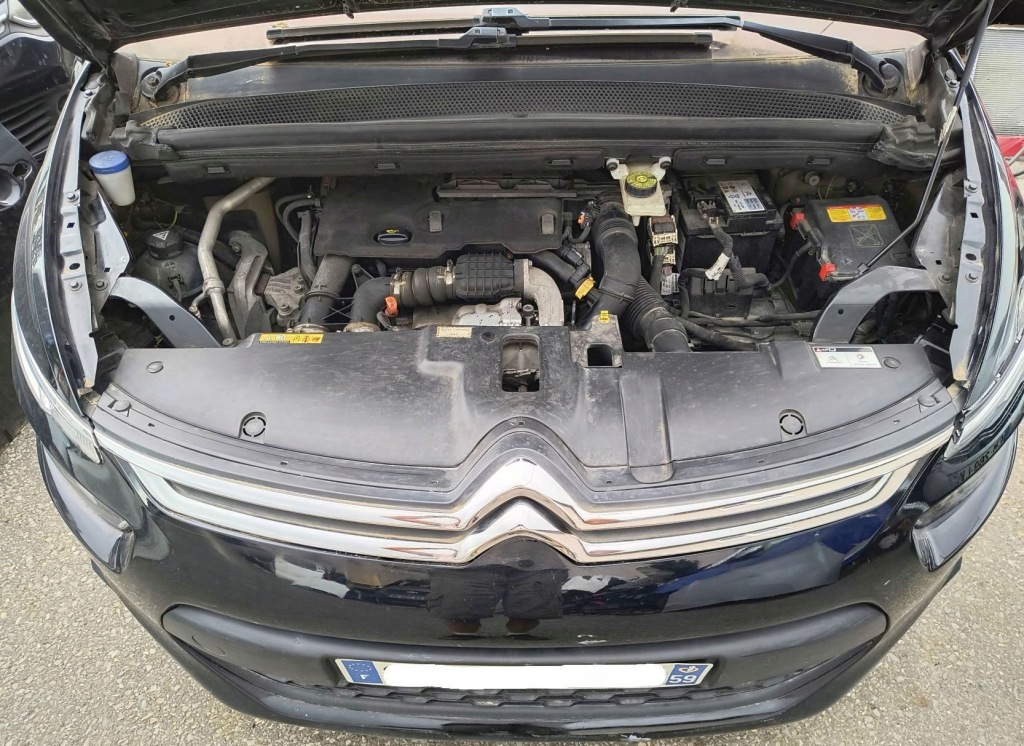 Купить Бампер крыло правый лампы led ремень передний балка citroen c4 picasso ii 13-