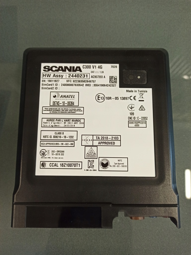 фото №1, Новый блок управления gps c300 scania 2633763