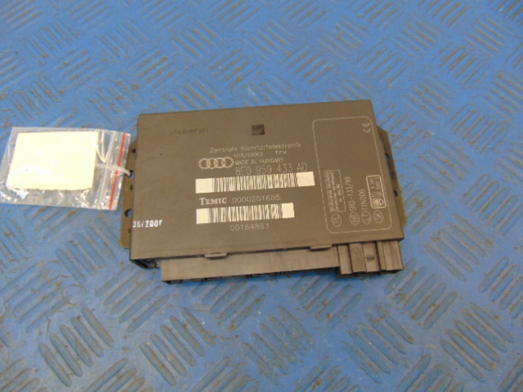 фото №1, Audi a4 b6 1.9tdi модуль комфорта 8e0959433ad