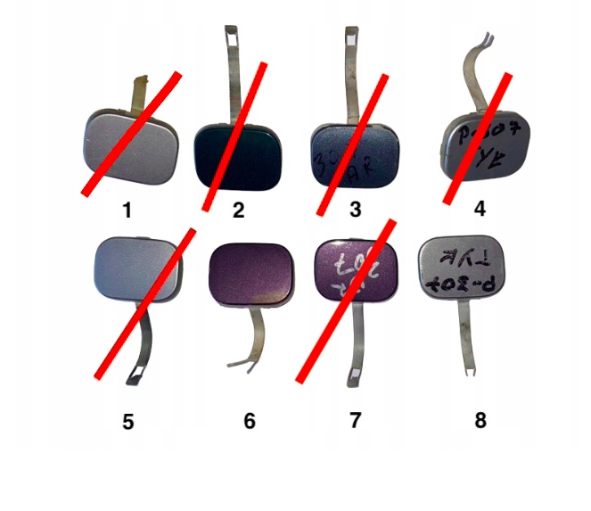 фото №1, Заглушка фаркоп задняя 9634015277 peugeot 307