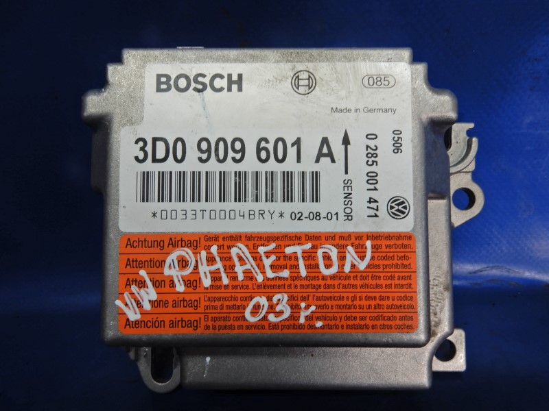 фото №1, Модуль датчик подушок подушка безпеки vw phaeton