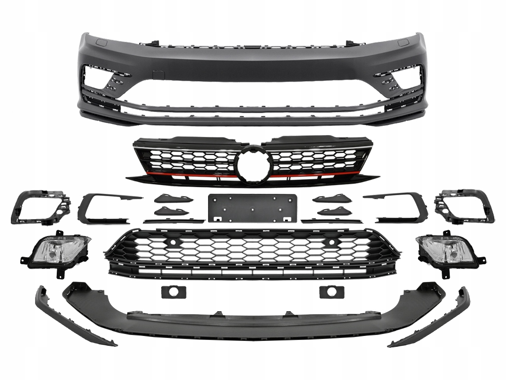 фото №1, Vw jetta 2014-2018 бампер перед gli