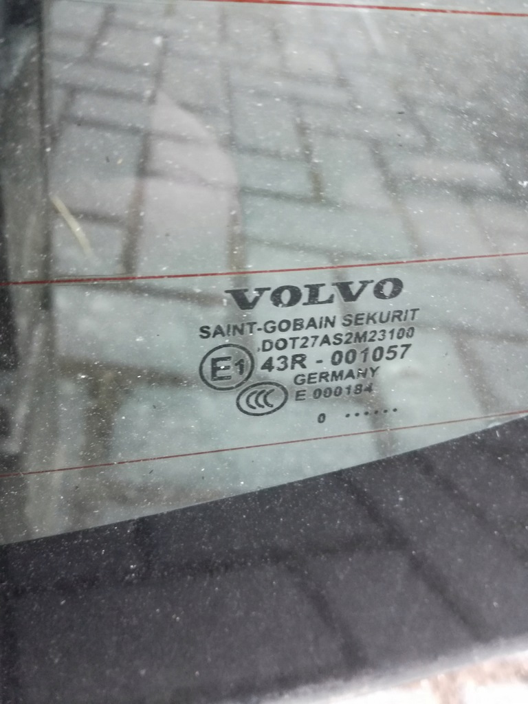 фото №3, Volvo s60 ii 2010 - 2018 rok скло задня