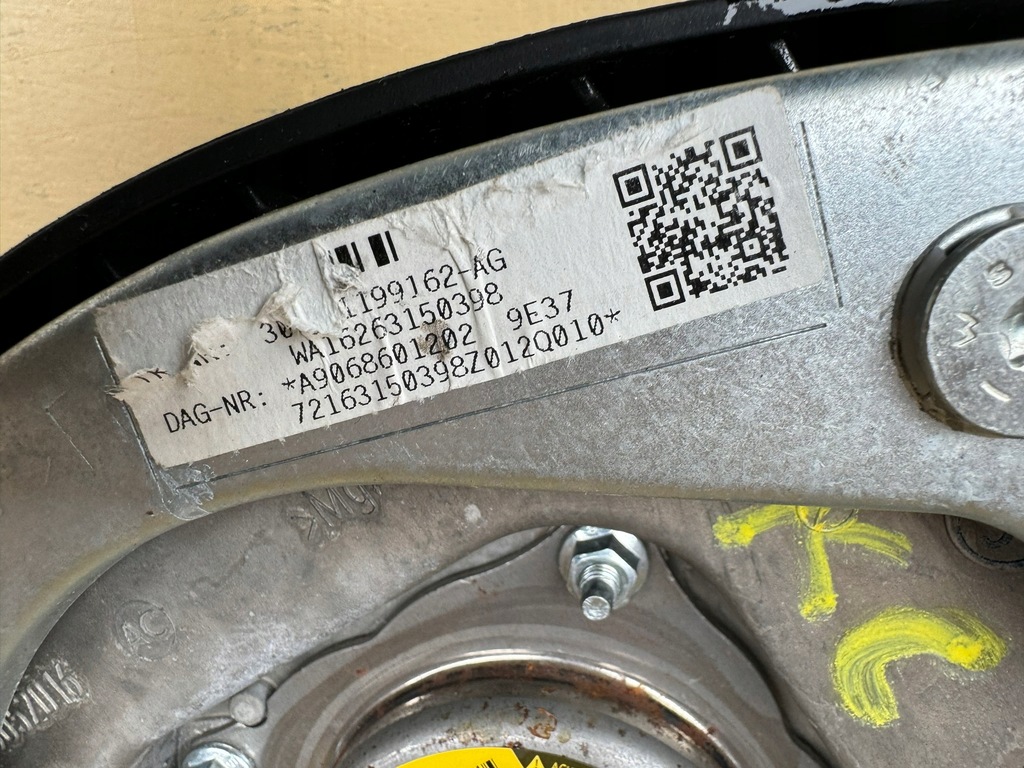 фото №15, Mercedes sprinter w906 06-14r подушка подушка безпеки повітряна водія