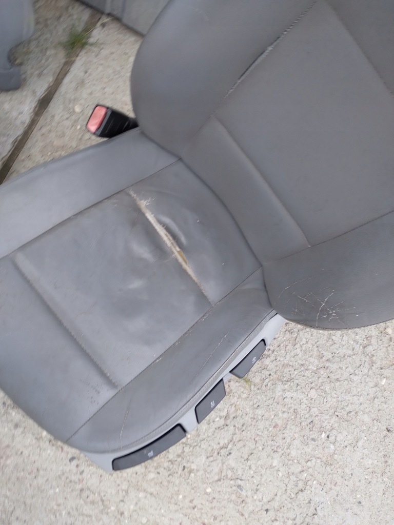 фото №6, Bmw e46 coupe lift сиденья заднее сиденье кожа серая gb kpl