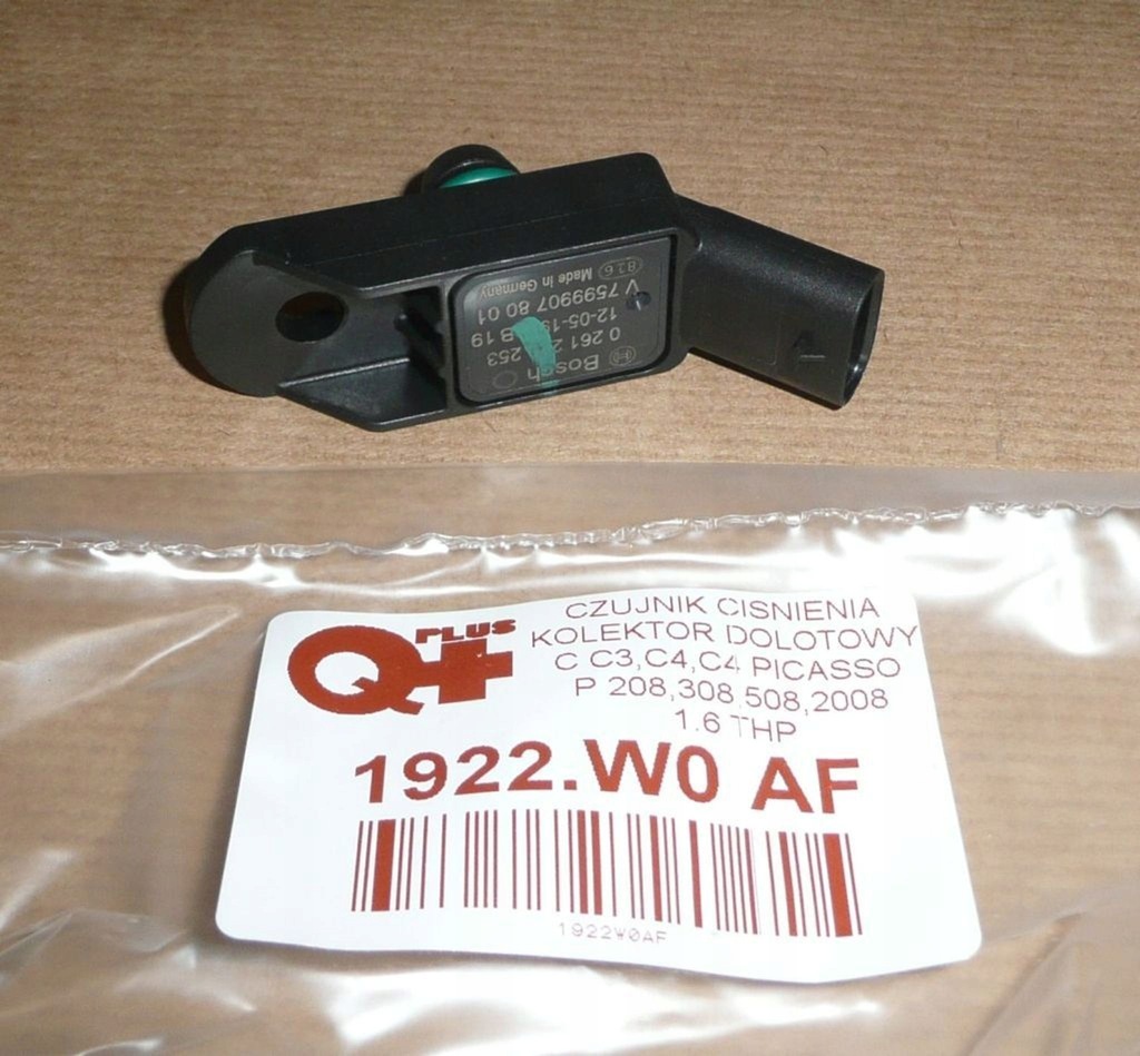 фото №1, Датчик повітря citroen c3 peugeot 2008 1.6thp