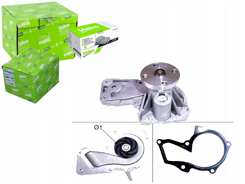 фото №1, Valeo насос wody ford c-max fiesta focus mondeo 1,