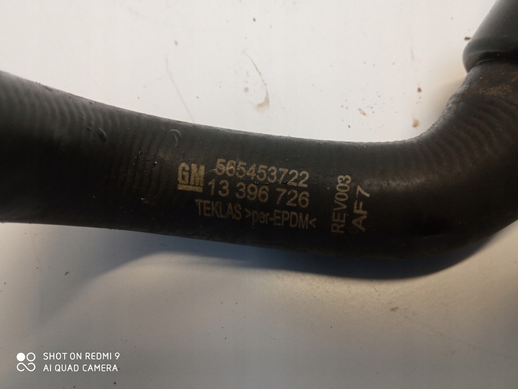 фото №2, Opel zafira c b20dth труба шланг wody
