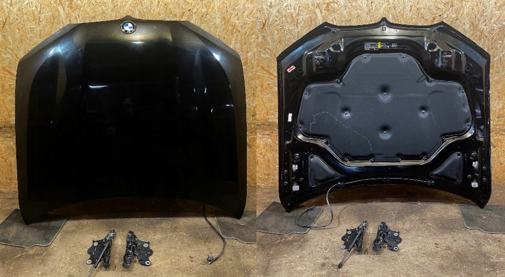 фото №1, Idealna kpl. капот перед передняя + петли bmw x7 g07 w цвет 475 1