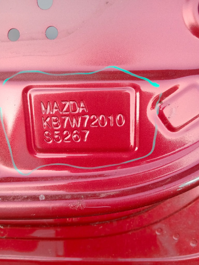 фото №6, Дверь задняя задние правое mazda cx5 cx-5 ii 17- kb7w72010s5267