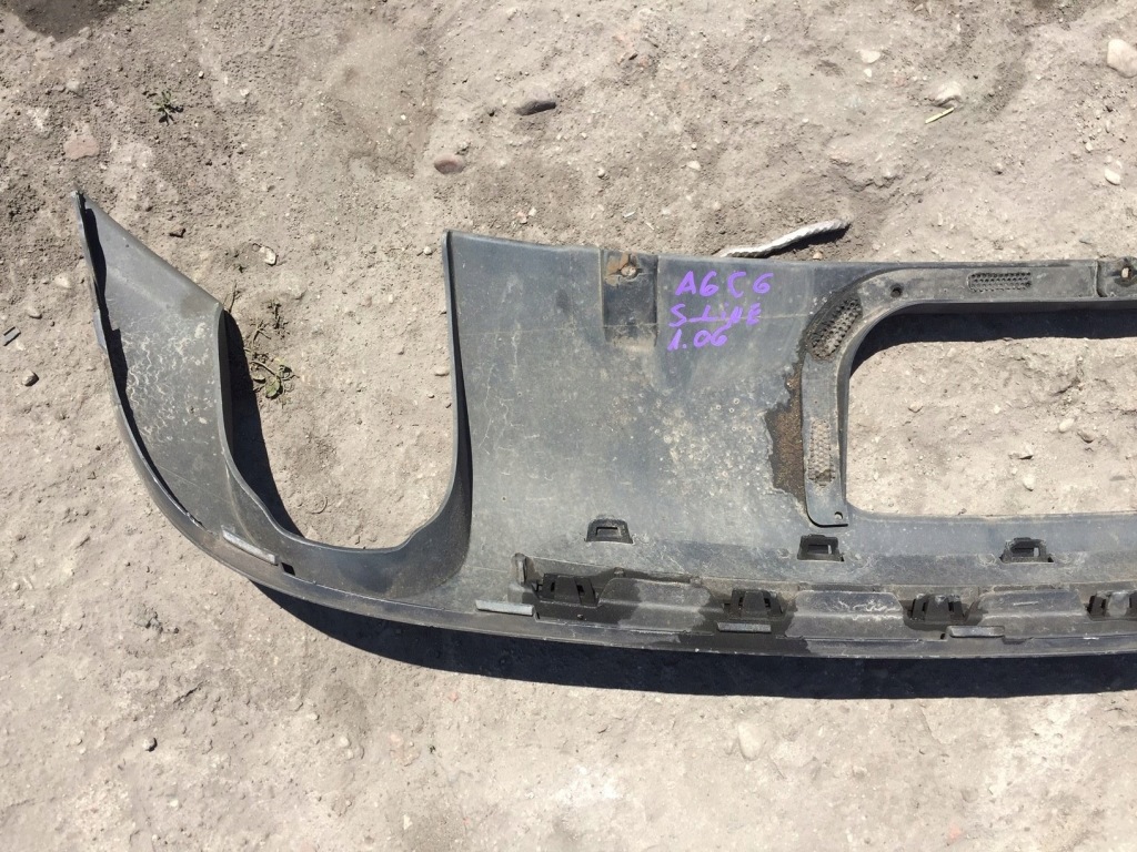 фото №10, A6 c6 lift s-line диффузор спойлер бампера задняя