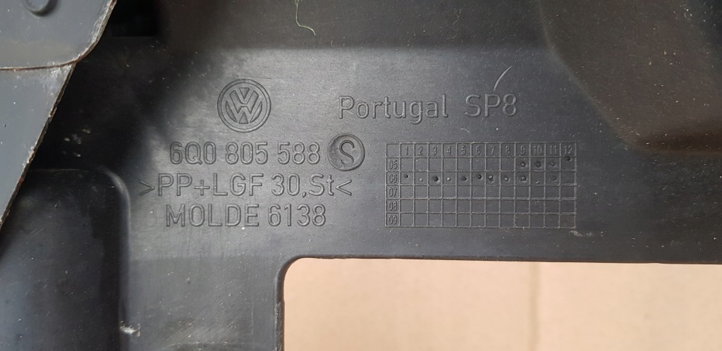 фото №9, Vw polo iv lift 9n 6q0 pas передний усилитель