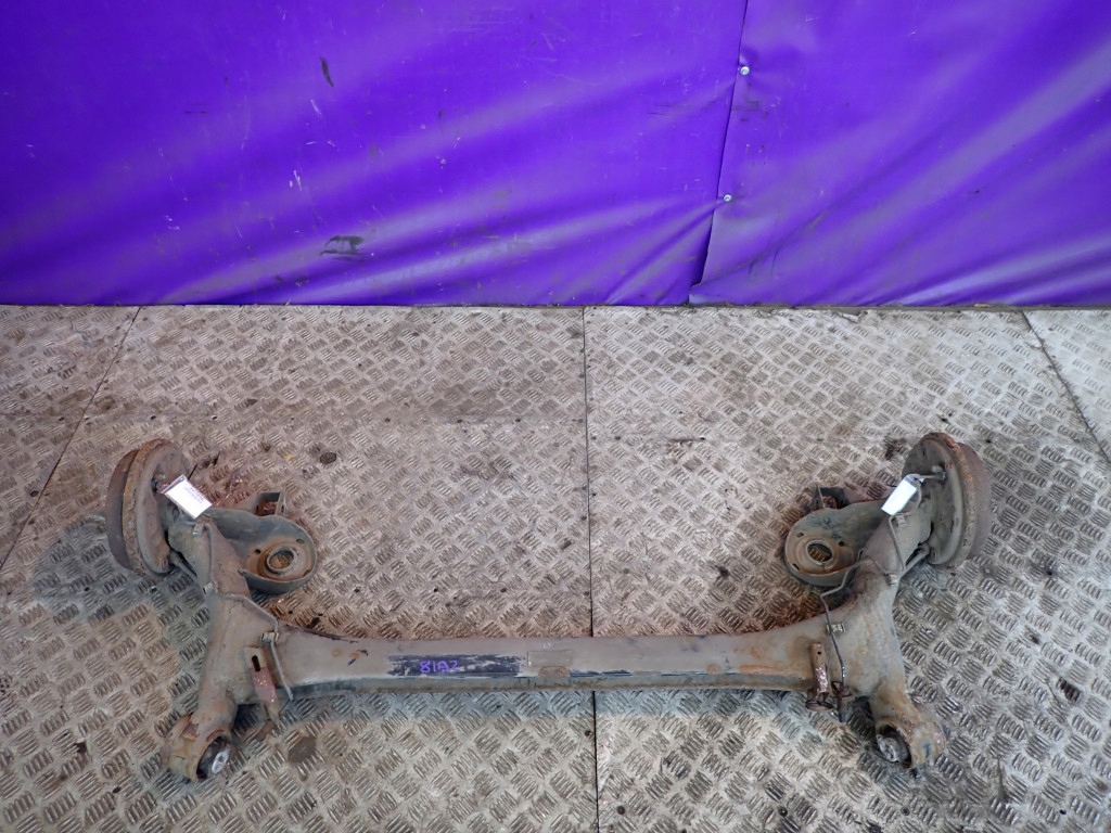 фото №1, Polo iv 9n 01-09 hb oś задня балка задня гальмівні барабани