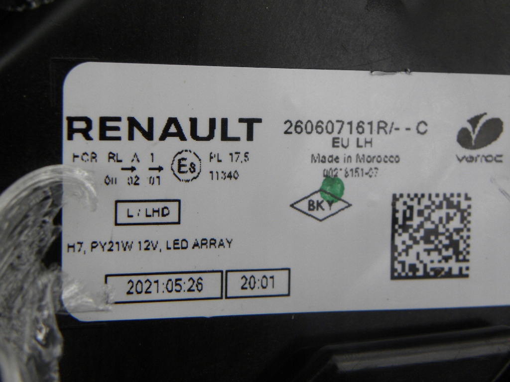 фото №13, Dacia sandero iii капот, бампер ,лампа ліва