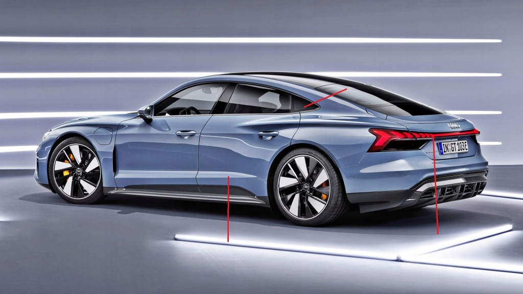 фото №1, Audi e-tron e tron gt чверть крила лівий задня поріг