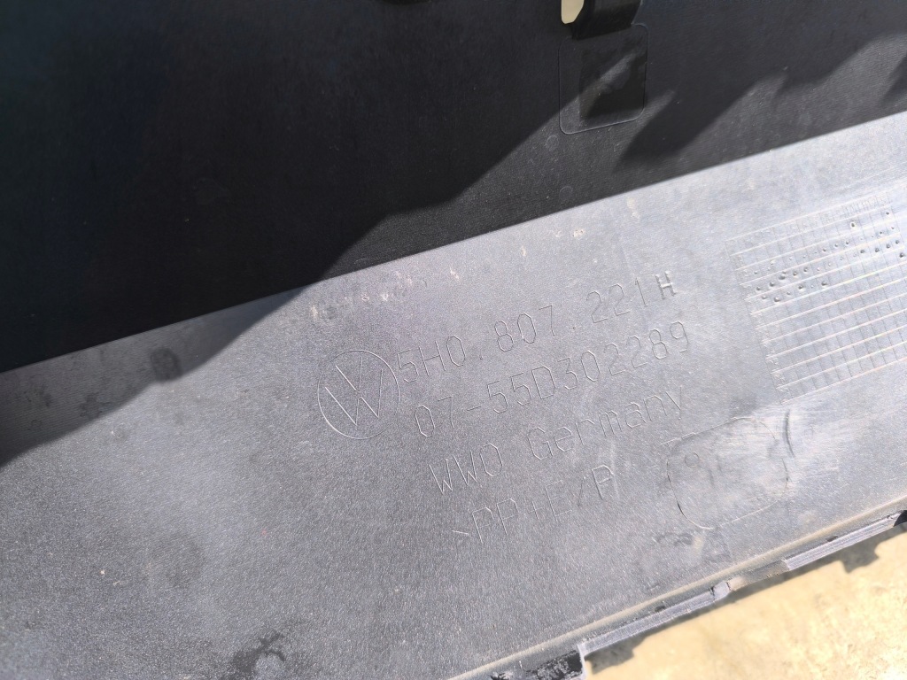 фото №9, Vw golf viii 8 5h0 бампер перед передній 5h0807221h