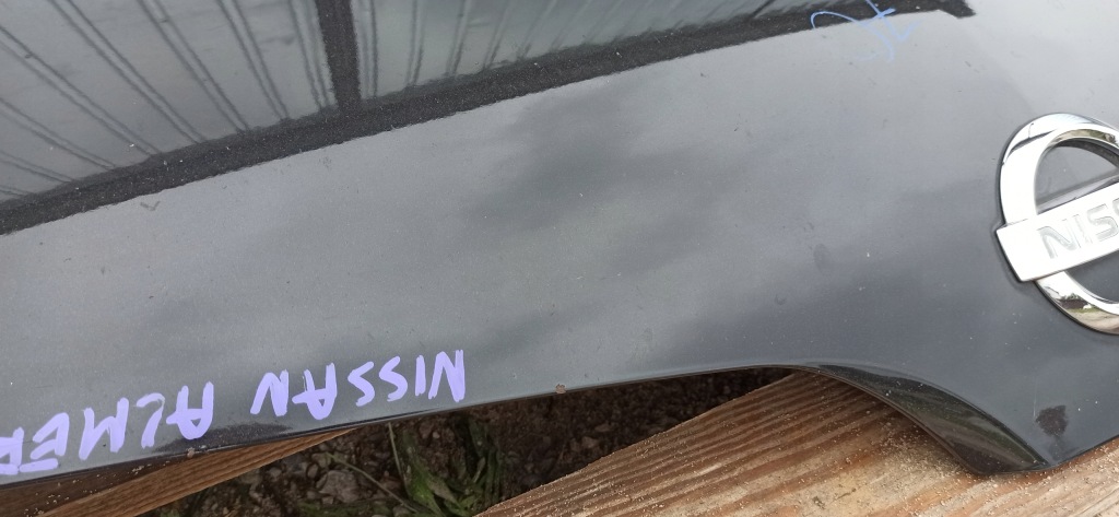 фото №11, Капот nissan almera tino czarna оригинальный лак