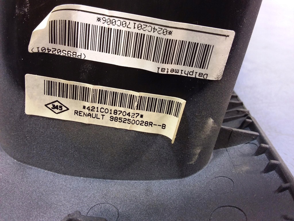 фото №14, Duster i 10-13 панель приладів консоль подушки безпеки ремені eu kpl