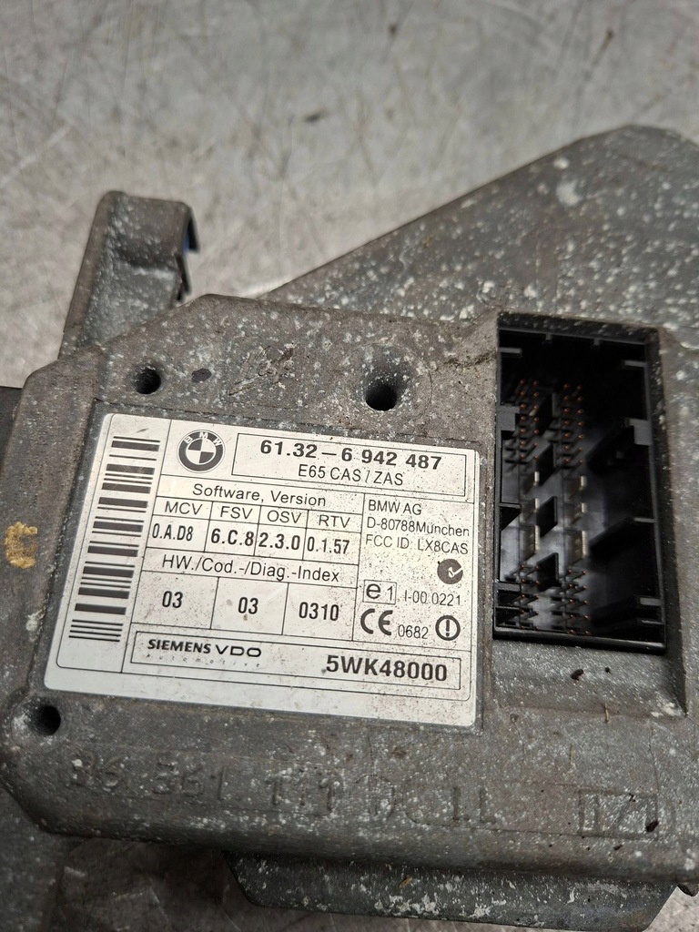 фото №5, Замок зажигания bmw 7 e65 e66 5wk48000