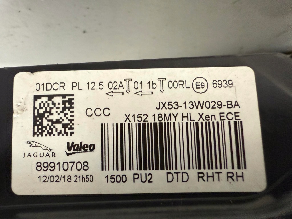 Купить Фара перед передняя правый  jaguar f-type x152 bi-xenon + led jx53-13w029-ba