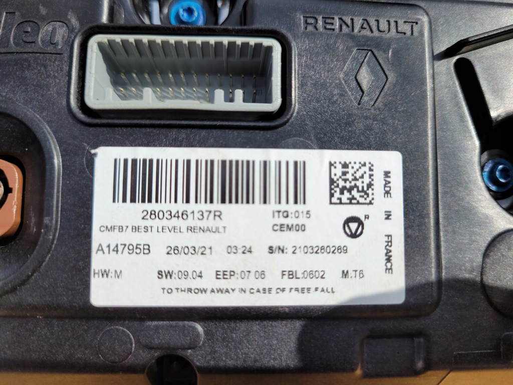 фото №3, Радіо навігація дисплей renault clio v ідеальний стан