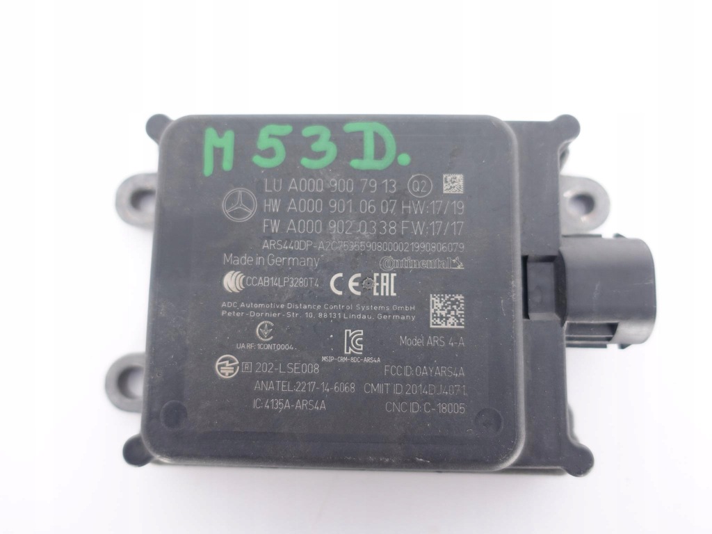 фото №1, Mercedes glc w213 gle w205 радар датчик distronic