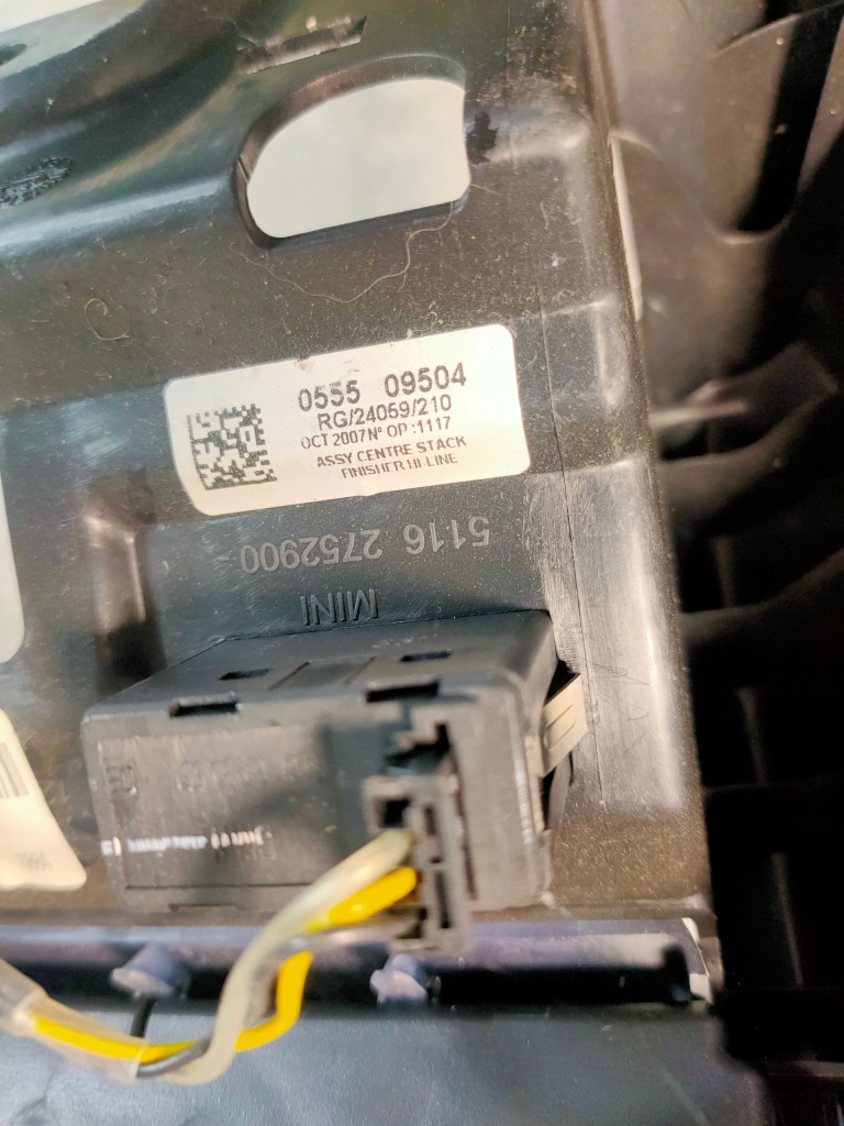 фото №4, Панель кондиціонера mini cooper r56 69816312h