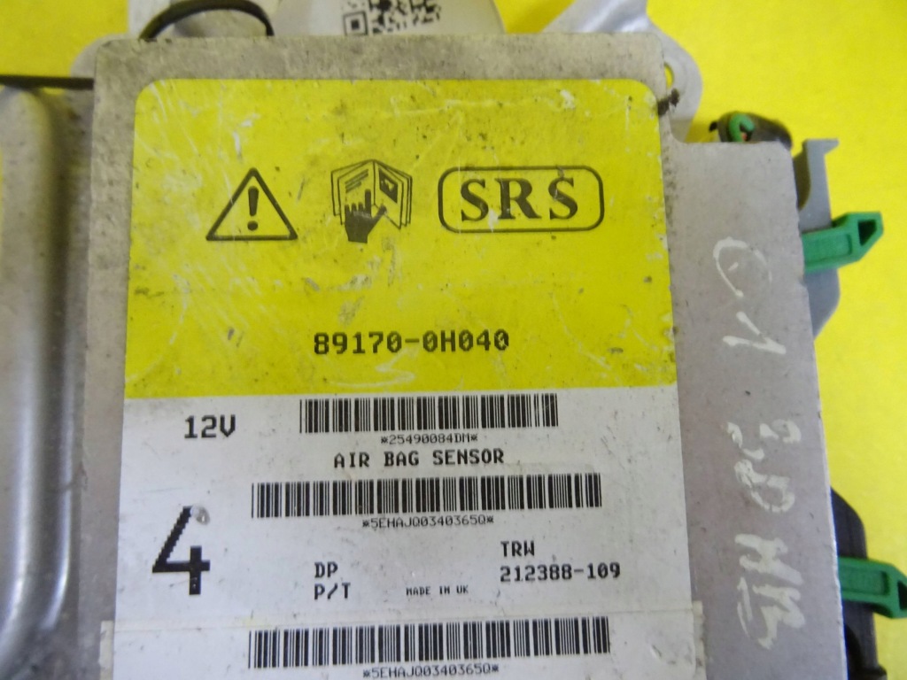 фото №1, Модуль датчик подушка безопасности citroen c1 89170-0h040 nr668