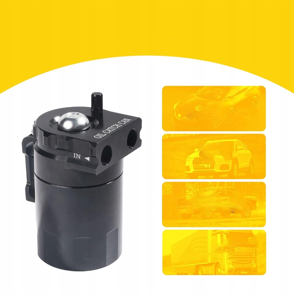 Oil засувка бак чорний  сепаратор оливи набір з фільтром штуцери 10 1 13 1 15mm Київ