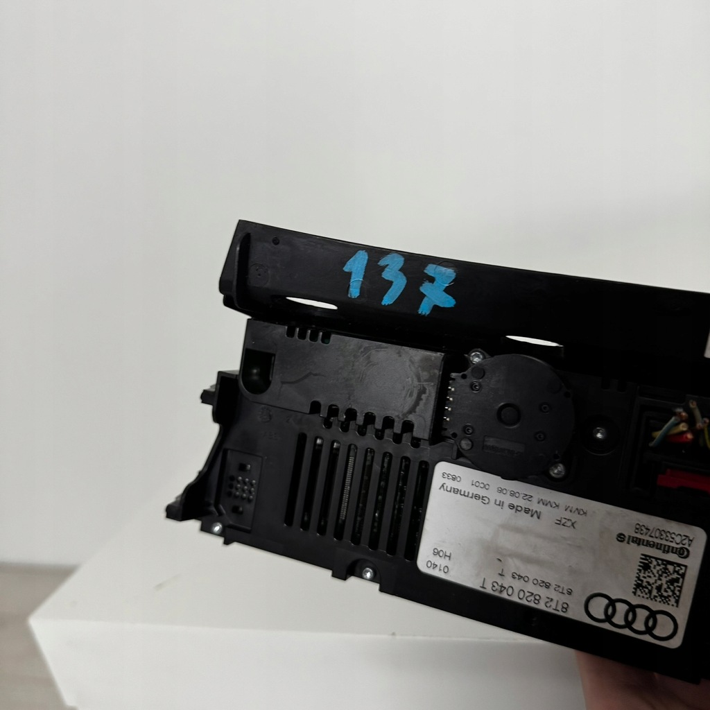 фото №6, Панель кондиціонера обдув audi a4 b8 8t2820043t