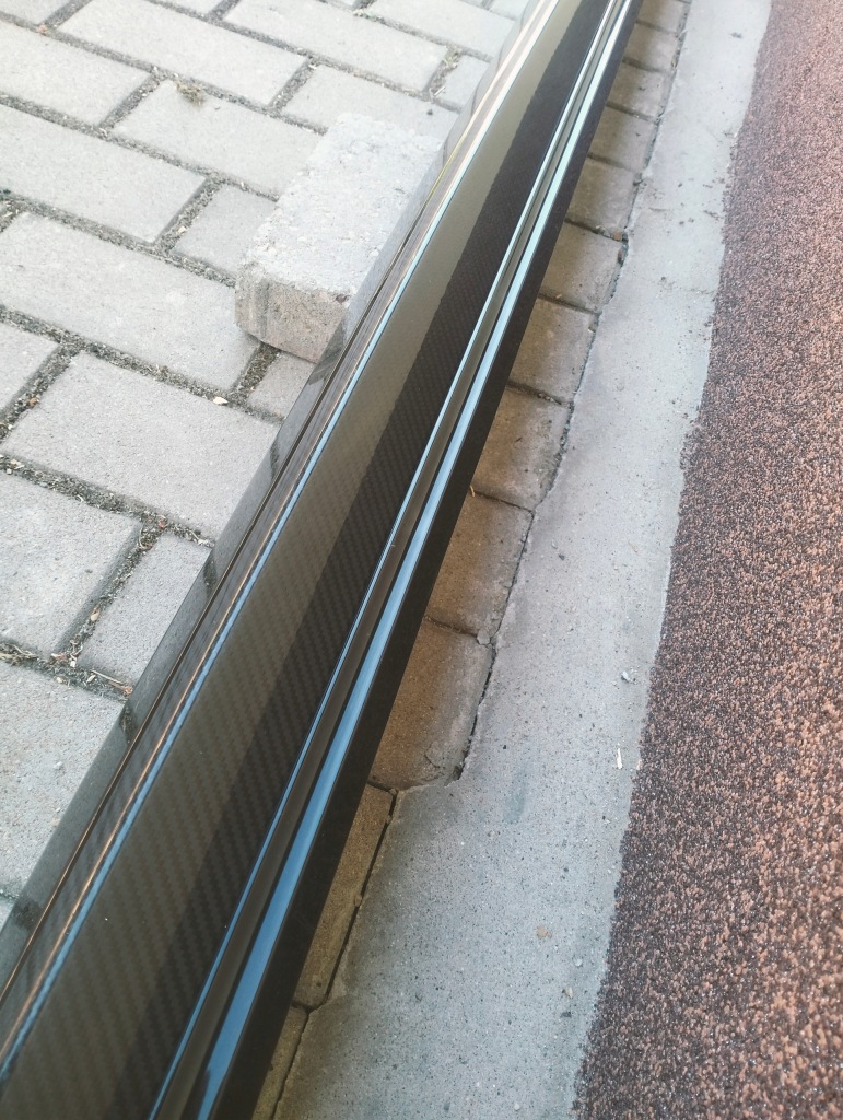 фото №4, Молдинг поріг захист ліва audi a4 s4 8w9 карбон