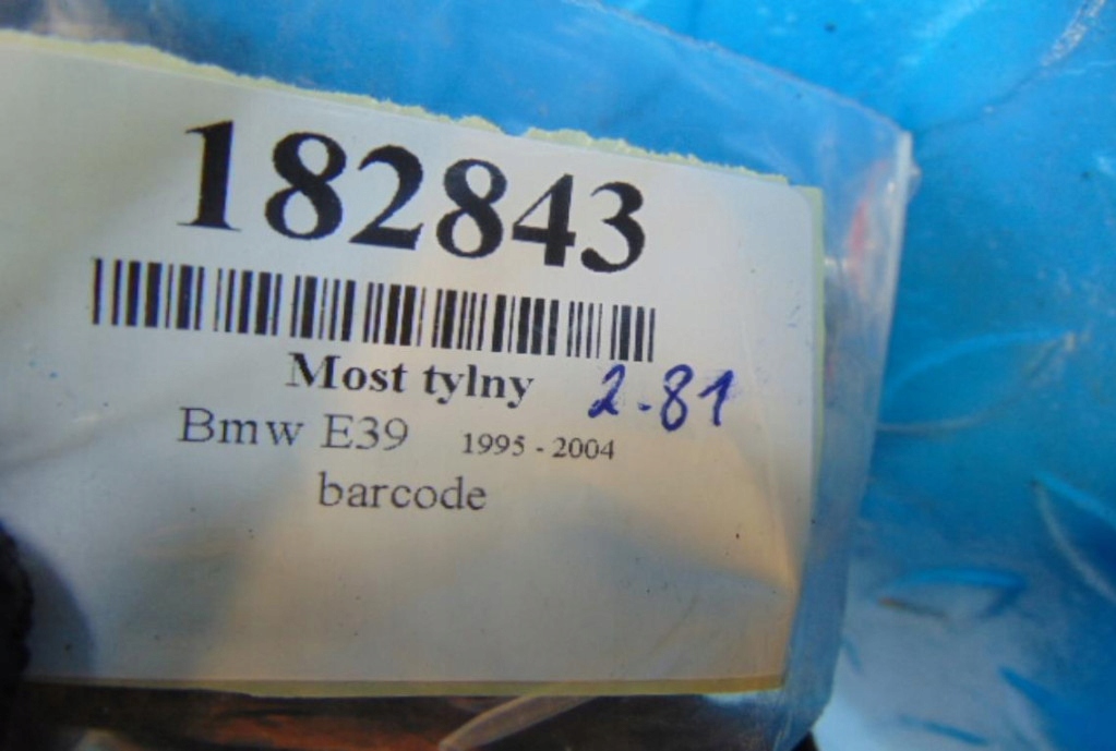фото №6, Bmw e39 мост задний 2.81