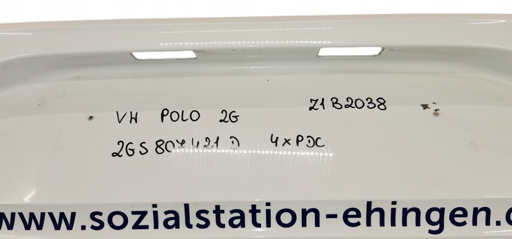 фото №7, Vw polo vi 6 lift 2021- бампер задній задня 4xpdc 2gs807421d