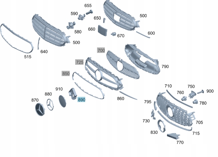 фото №2, Org. кронштейн радара a2138889900 mb