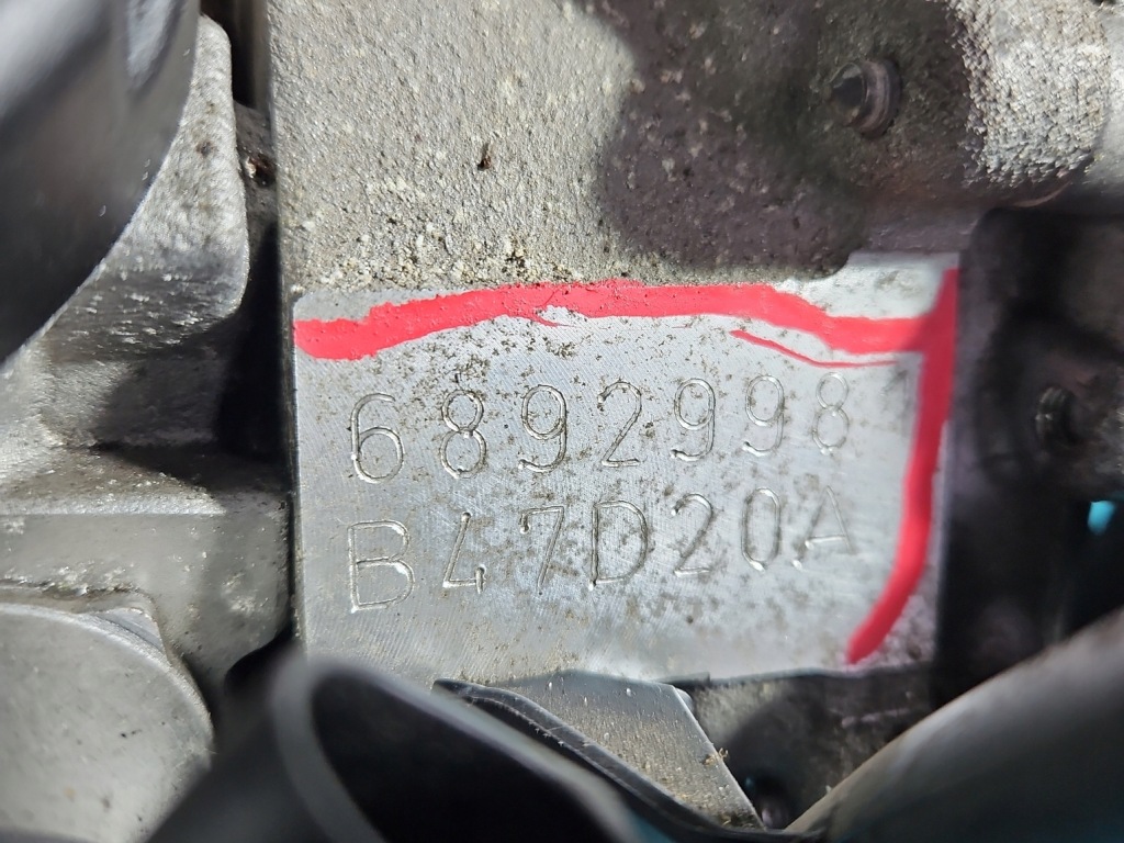 Двигун b47d20a b47 bmw 5 g30 2017- 2.0d 190km odpalany film вимірювання Ціна