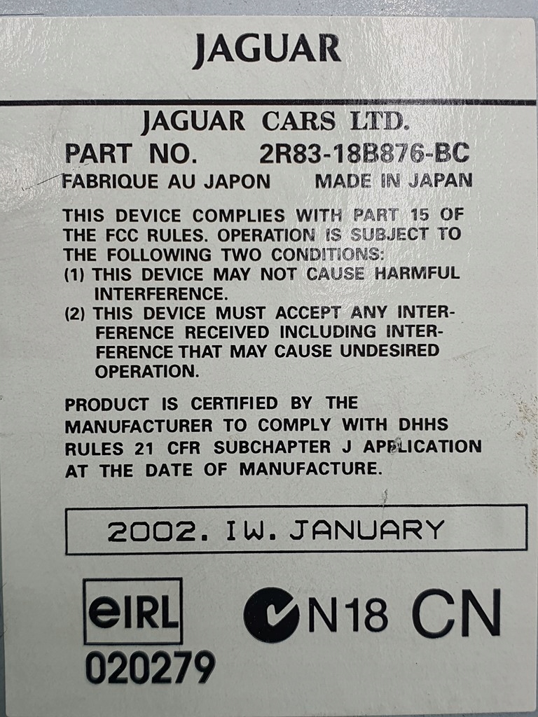 фото №7, Радио cd jaguar s-type 2r83-18b876-bc