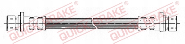 фото №2, Qb шланг тормозной задняя honda concerto 01- 05 /l+