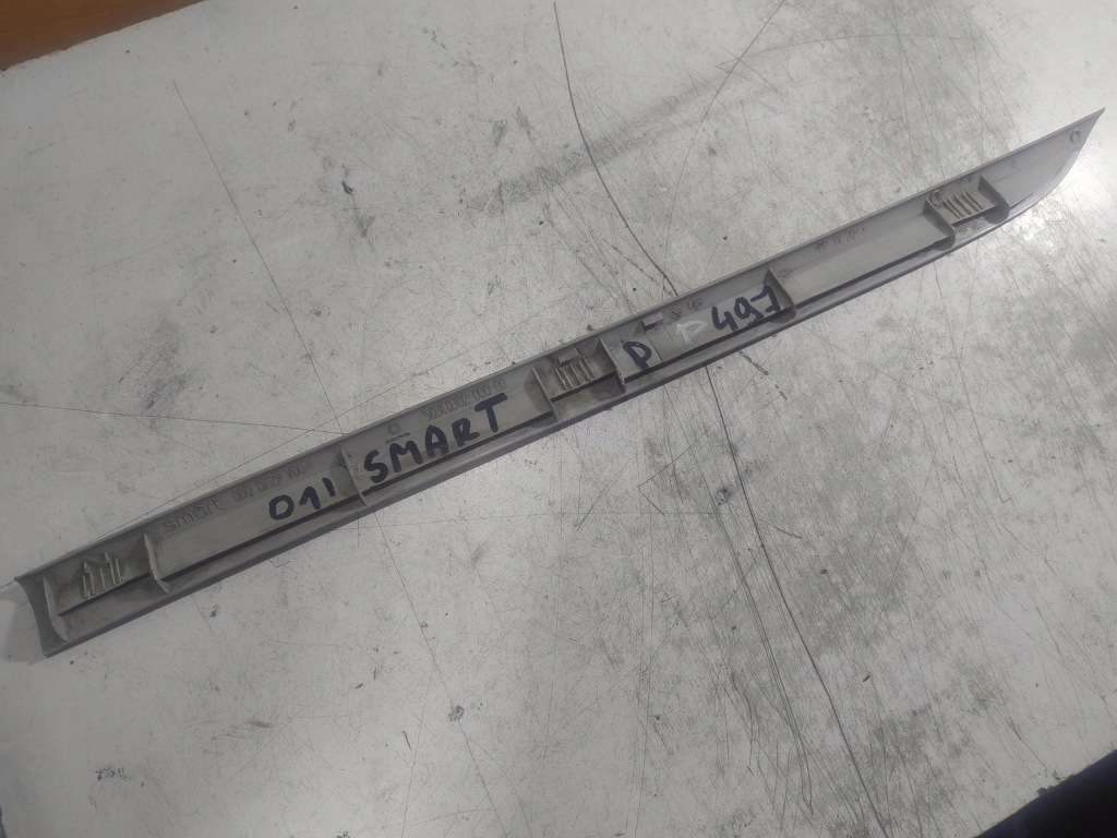 фото №2, Молдинг внутрішня двері правий перед smart fortwo 450 0000729v007