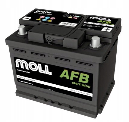 Купити Акумулятор 12v 66ah 640a p+ moll старт-стоп afb agm 86066