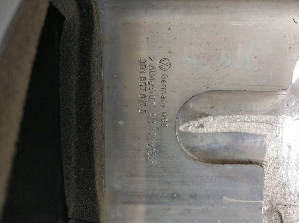 фото №9, Труба каркас балка pod панель панель приладів vw phaeton europa