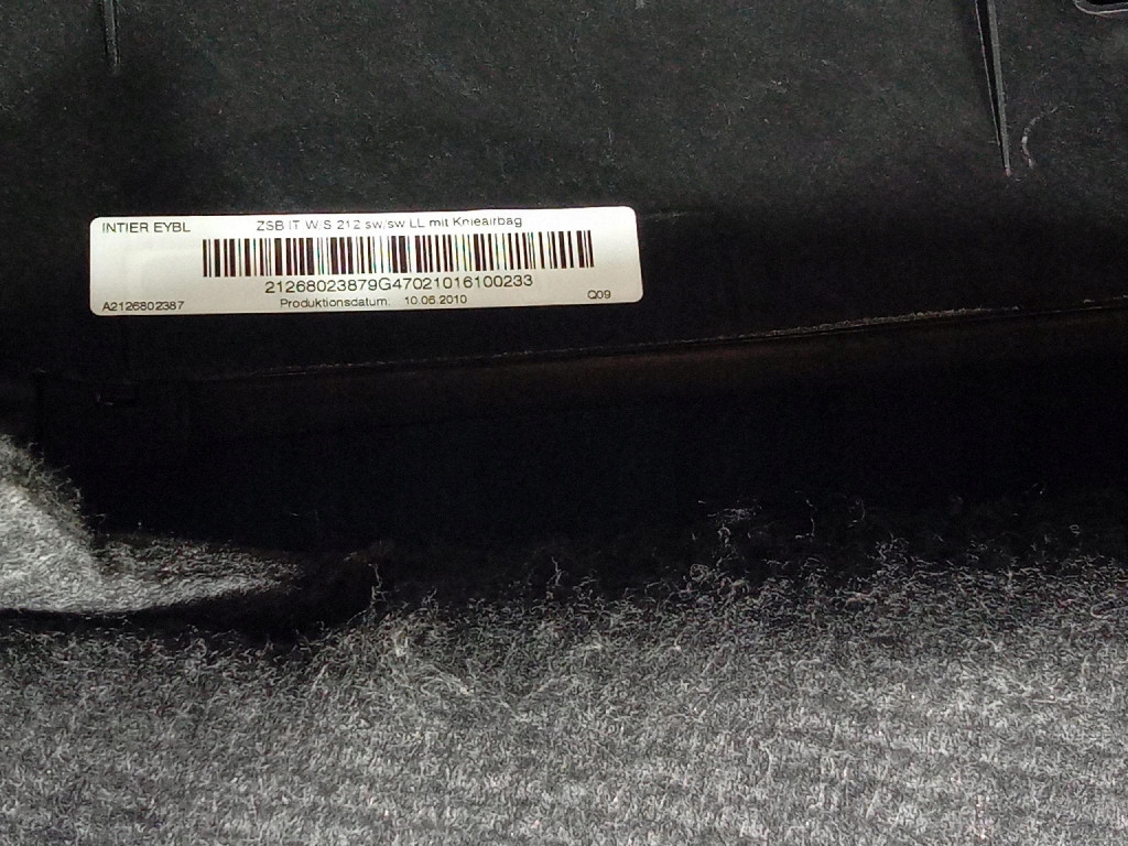 фото №5, Mercedes e klasa w212 панель приладів приладова консоль a2126802387