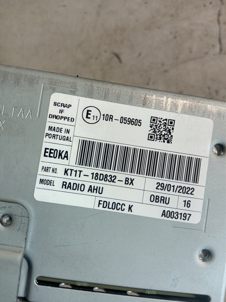 фото №7, Ford tourneo connect mk2 lift радіо kt1t-18d832-bx