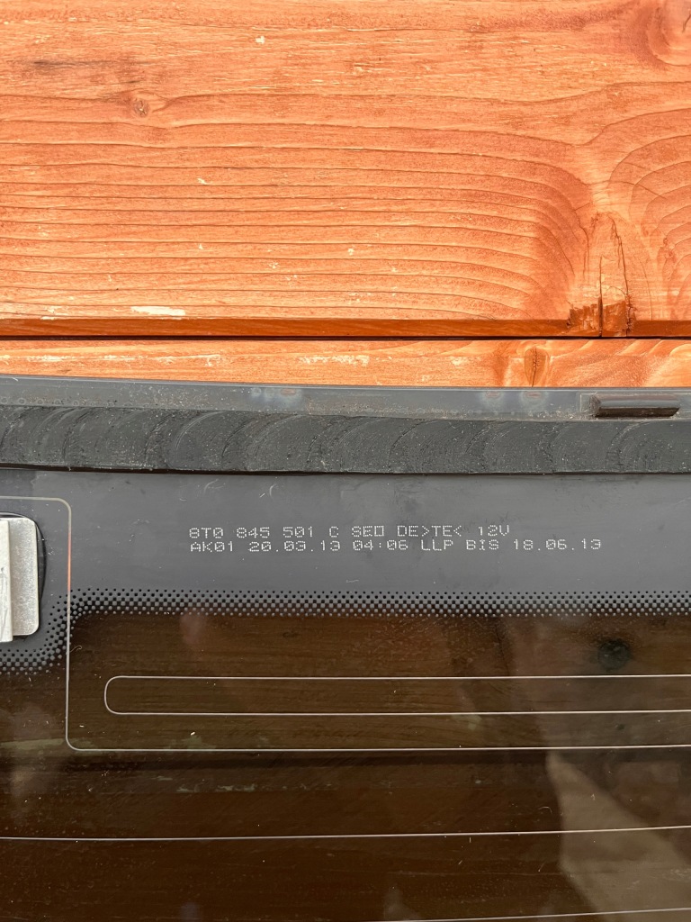 фото №7, Задняя стекло задняя audi a5 s5 8t coupe тонированная 2013 ładna