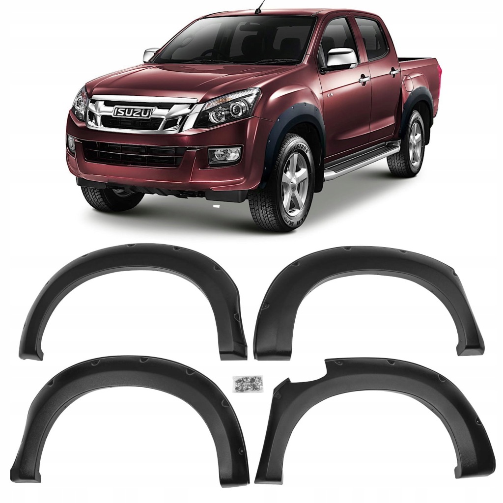фото №1, Isuzu d-max ii rt 2012-2016 przed liftingiem расширители крыльев abs
