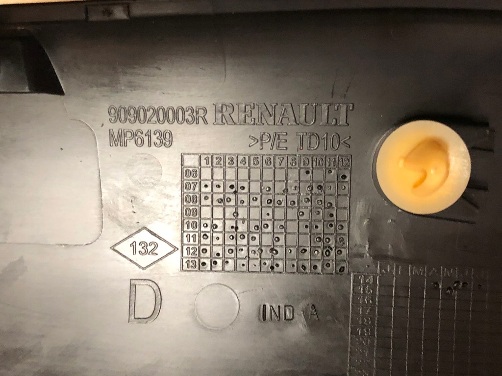 фото №6, Renault laguna iii 909020003r пластик стійка