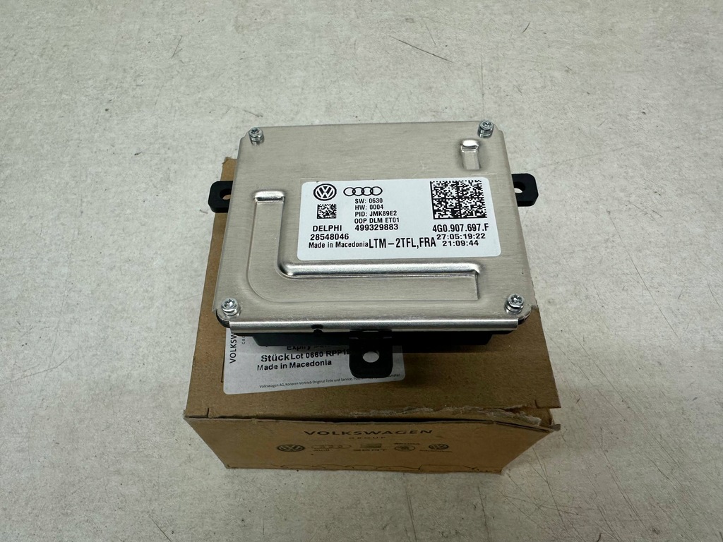 фото №1, Модуль led преобразователь w фара audi a6 c7 a7 4g0 4g0907697f nowa or