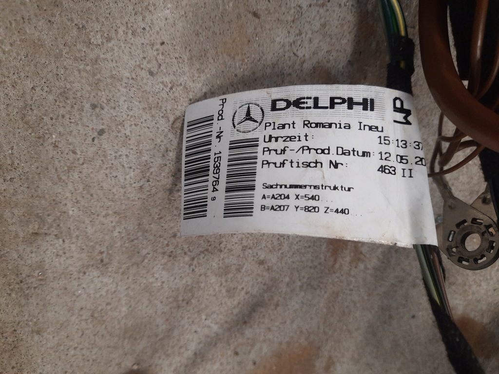 фото №13, Mercedes glk x204 09-15 джгут електропроводка кабіни a2044406939 usa