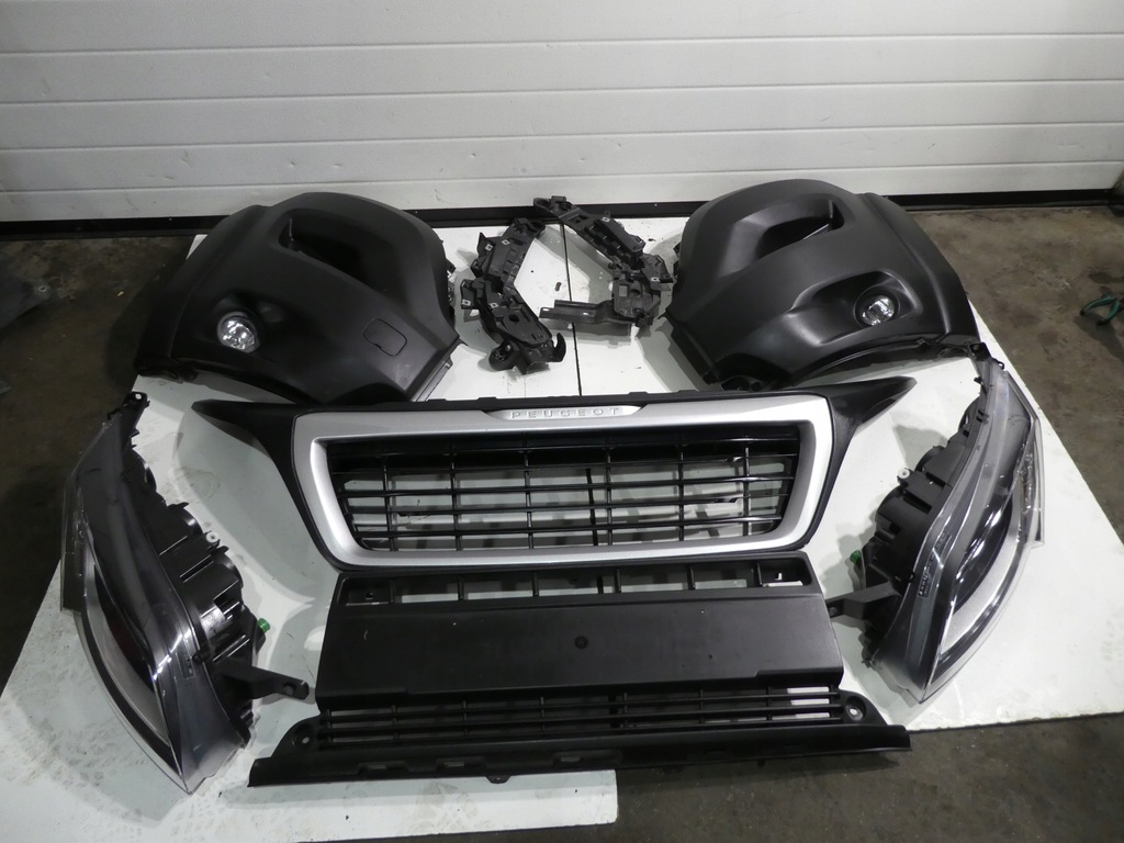 фото №5, Peugeot boxer 2.0 euro 6 перед белый капот комплект